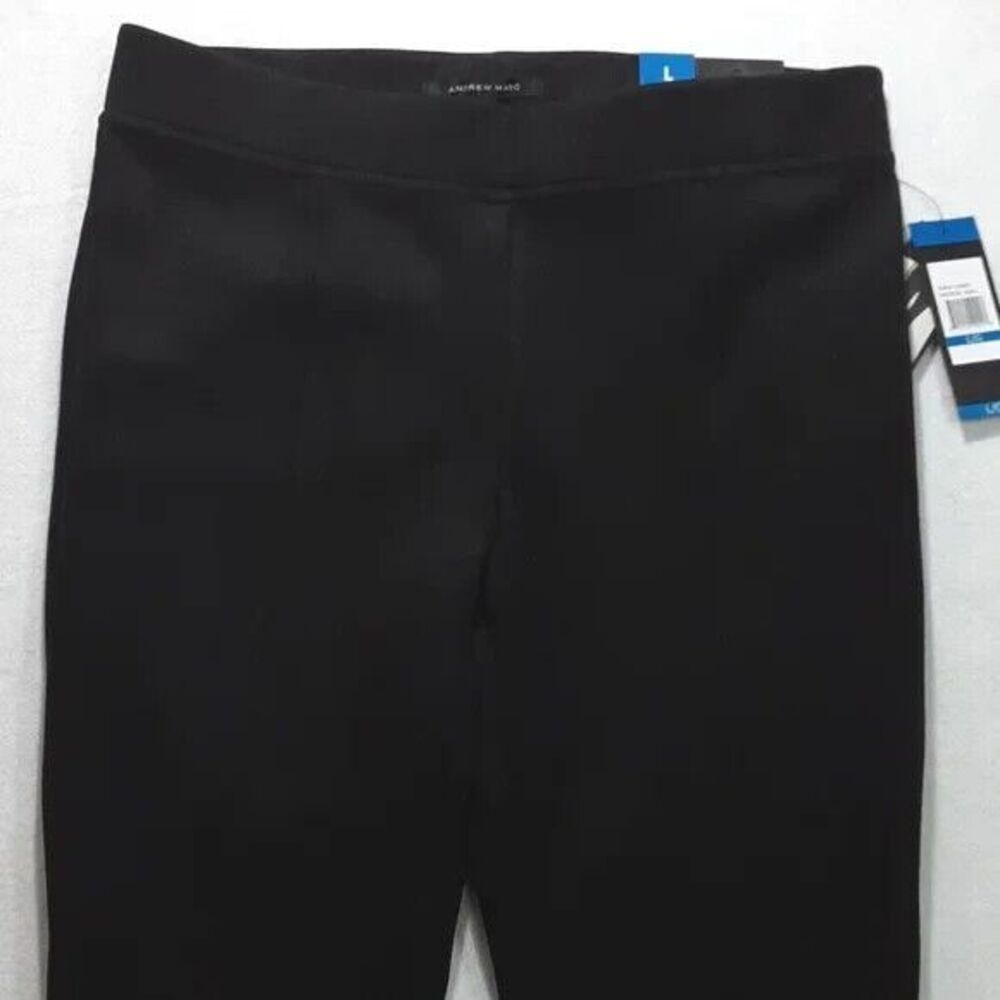 Andrew Marc pants women's size Large black  New - Picture 2 of 14